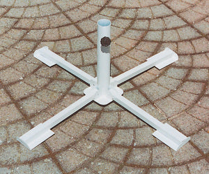 Base Per Ombrellone In ACCIAIO A CROCE