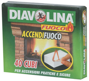 Accendifuoco 40 CUBI DIAVOLINA