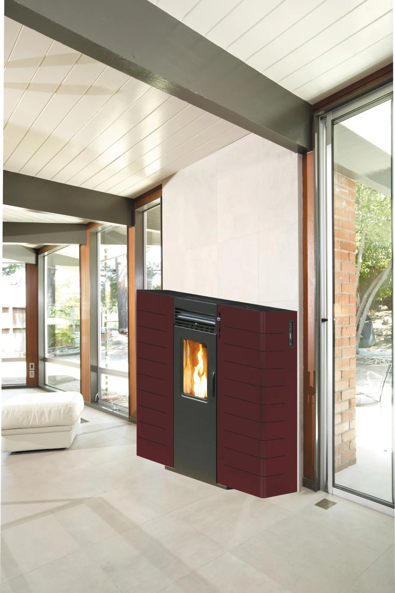 Stufa Pellet "KING SLIM 10" CANALIZZATA