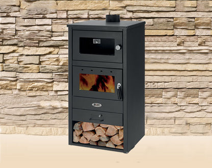 Stufa a legna "BLIST BR" CON FORNO