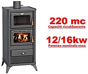 STUFA A LEGNA "FIME" CON FORNO